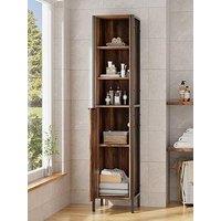 Living And Home 5-Tier Tall Storage Cabinet With Single-Door