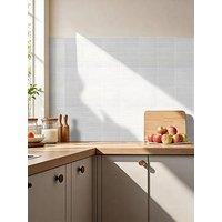 Living And Home 10Pcs Light Beige Self-Adhesive Wall Tile Stickers