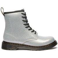 Dr Martens Youth 1460 Glitter Lace-Up Boot - Silver