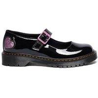 Dr Martens Youth Mary Jane Bex Patent Shoe - Black Lamper