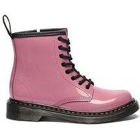 Dr Martens Junior 1460 J 8 Eye Boot Dms Pink Patent Lamper