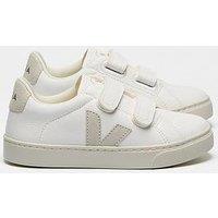 Veja Kids Esplar Leather Trainers - White