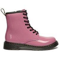 Dr Martens Youth 1460 Patent Leather Lace-Up Boot - Pink