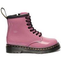 Dr Martens Toddler 1460 Patent Leather Lace-Up Boot - Pink