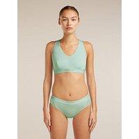 Icebreaker Womens Merino 125 Cool-Lite Sprite Racerback Bra - Green