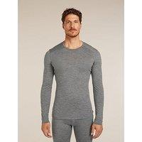Icebreaker Mens 200 Oasis Long Sleeve Base Layer Top - Grey
