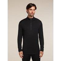 Icebreaker Mens Merino 260 Tech 1/2 Zip Top - Black