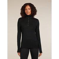 Icebreaker Womens 260 Tech 1/2 Zip Top - Black