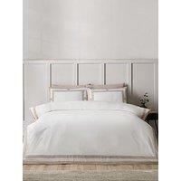 Catherine Lansfield So Soft Mono Panel Duvet Set Natural