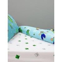 Minecraft Grids Fitted Sheet