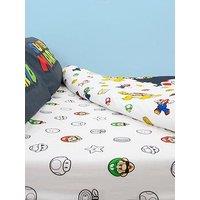 Nintendo Pair Fitted Sheet - Double