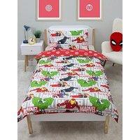 Marvel Avengers Avengers Heroes Rotary Duvet- Single