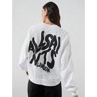 Allsaints Orlando Lila Sweatshirt - White