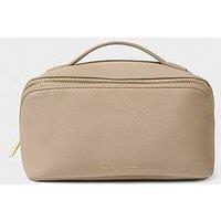 Katie Loxton Medium Make Up / Wash Bag - Light Taupe