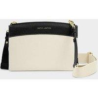 Katie Loxton Canvas Travel Organiser Crossbody Bag - Black/Cream