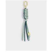 Katie Loxton Braided Keyring Bag Charm - Deep Teal/ Jelly Mint