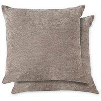 The Very Collection Canterbury Chenille Filled Cushion Pair