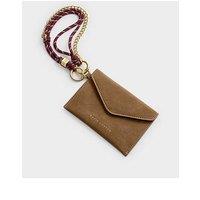 Katie Loxton Cord Purse Caramel Suedette 9Cm X 13.5Cm