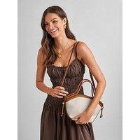 Katie Loxton Florence Mini Tote Bag - Canvas/Cognac