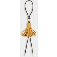 Katie Loxton Tassel Bag Charm - Bitter Chocolate/Yellow
