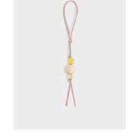 Katie Loxton Braided Keyring Bag Charm - Pink Heather
