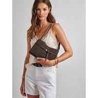 Katie Loxton Lori Crossbody Bag - Bitter Chocolate Suedette