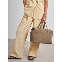 Katie Loxton Milan Cabin Bag - Taupe Suedette