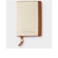 Katie Loxton Passport Cover - Canvas/Cognac