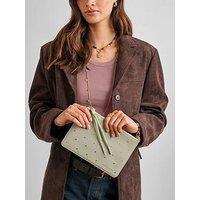 Katie Loxton Tassel Gold Studs Charm Pouch - Green Mist