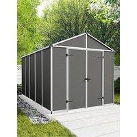 Palram Rubicon Shed 8X12 - Dark Grey