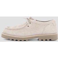 Allsaints Skiff Apron Suede Lace Up Shoes - Dark Grey