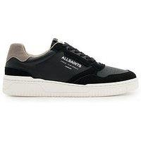 Allsaints Regan Low Top Leather Trainers - Grey