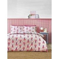 Sassy B Lobster Stripe Duvet Set Pink