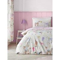 Catherine Lansfield Happy Horses Duvet Set Cream
