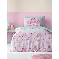 Catherine Lansfield Sweet Treats Duvet Set Pink