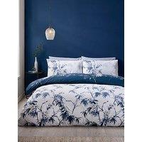 Catherine Lansfield Kyoto Floral Duvet Set Blue