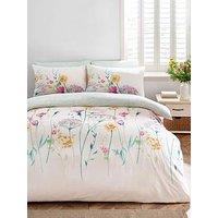 Catherine Lansfield Meadowsweet Floral Duvet Set Bright