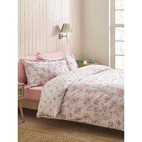 Catherine Lansfield Mirabelle Duvet Set Pink