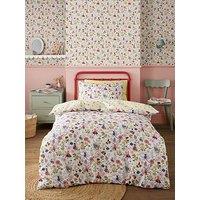 Belle & Boo Garden Friends 100% Cotton Duvet Set White