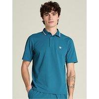 Wilson Mens Tennis Challengers Technical Polo - Blue