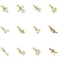 Seol + Gold 18Ct Gold Vermeil Zodiac Symbol Charm (All Zodiac)