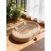 Living And Home Oval Cat Scratching Board Bed