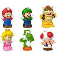 Fisher-Price Little People My Mario Figure 6-Pack Toy Set For Toddlers & Kids