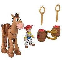 Imaginext Jessie & Bullseye Play Set, Projectiles & Saddle, Inspired By Disney And Pixar Toy Story