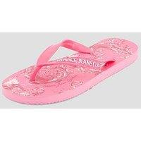 Versace Jeans Couture Printed Flipflop - Pink