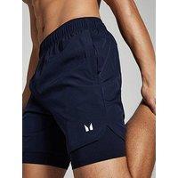Myprotein Mens Training 2-In-1 7 Inch Shorts - Navy