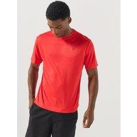 Liverpool Fc Mens Liverpool Fc Crest Short Sleeve T-Shirt - Red