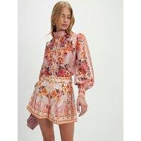 River Island Printed Blouse - Pink