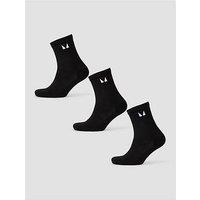 Myprotein Mp Running Socks (3 Pack) - Black