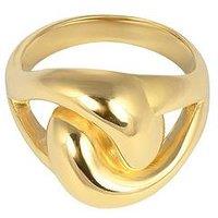 Seol + Gold 18Ct Gold Vermeil Chunky Twist Ring